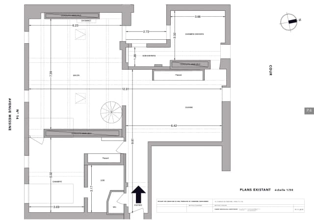 Restructuration appartements rue Messine media 10