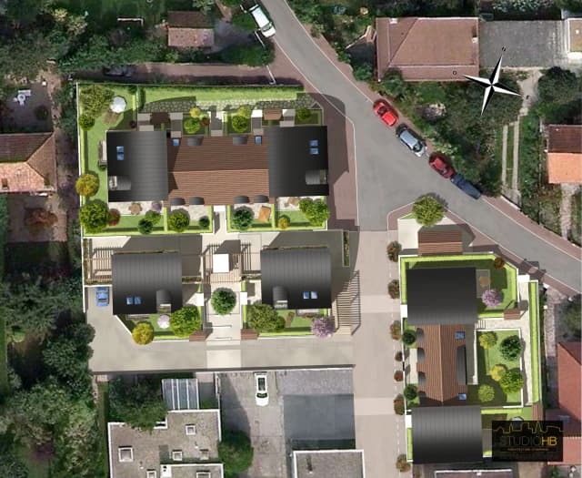 Réalisation de 8 maisons et de 6 appartements - MONTAIGNE IMMOBILIER media 3