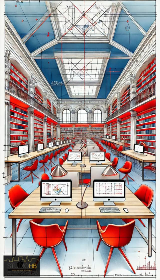 Projet d'un centre de lecture - Fondation AIAA media 26