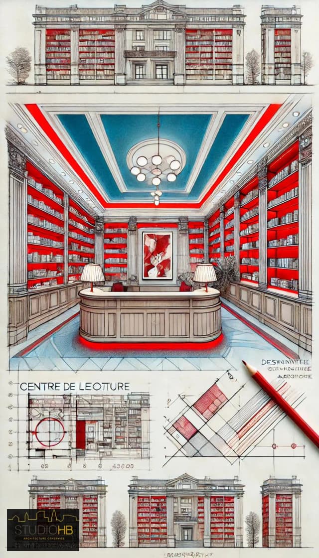 Projet d'un centre de lecture - Fondation AIAA media 31
