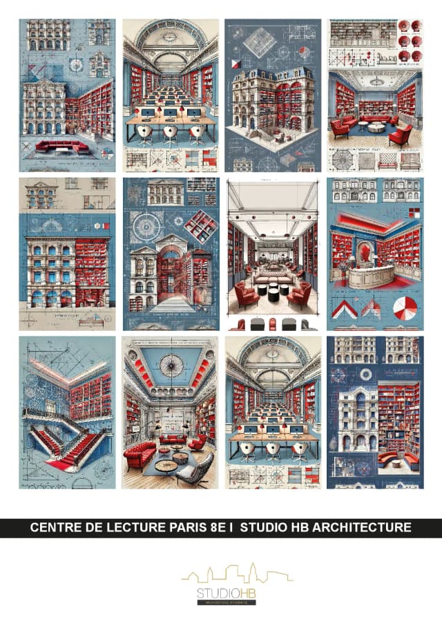 Projet d'un centre de lecture - Fondation AIAA media 43