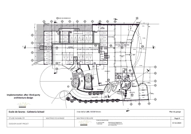 Ecole de Design et cafétéria media 24