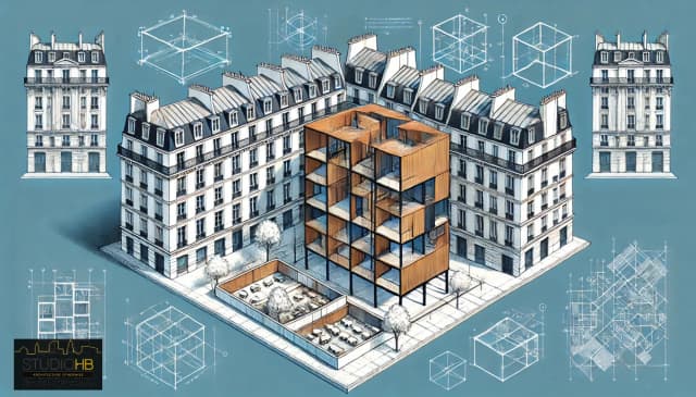 Réalisation d’un ensemble de bureaux au sein d'un volume bâti Haussmannien media 18