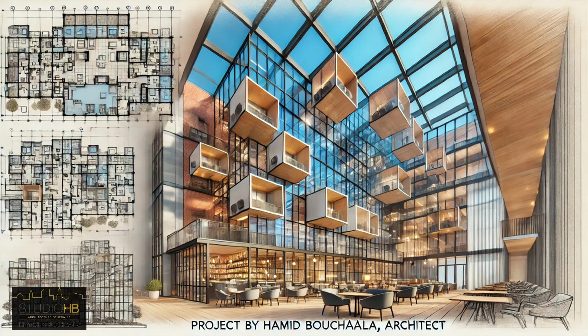 Réalisation d’un ensemble de bureaux au sein d'un volume bâti Haussmannien media 2