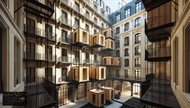 Réalisation d’un ensemble de bureaux au sein d'un volume bâti Haussmannien media 30