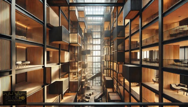 Réalisation d’un ensemble de bureaux au sein d'un volume bâti Haussmannien media 48