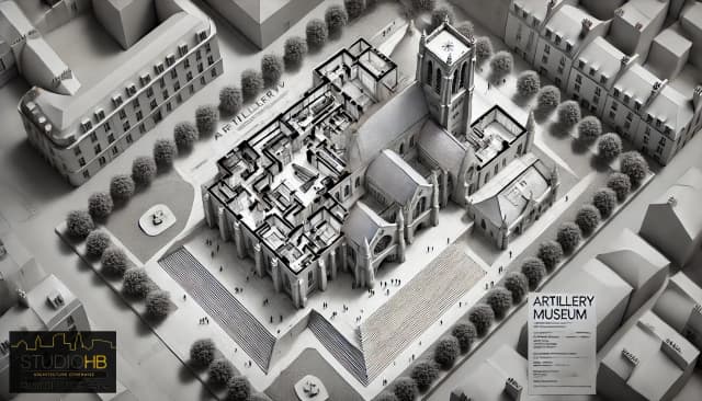 Conception d’une galerie d’exposition et d’un centre de documentation media 12