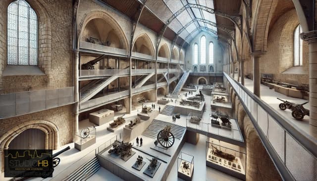 Conception d’une galerie d’exposition et d’un centre de documentation media 34