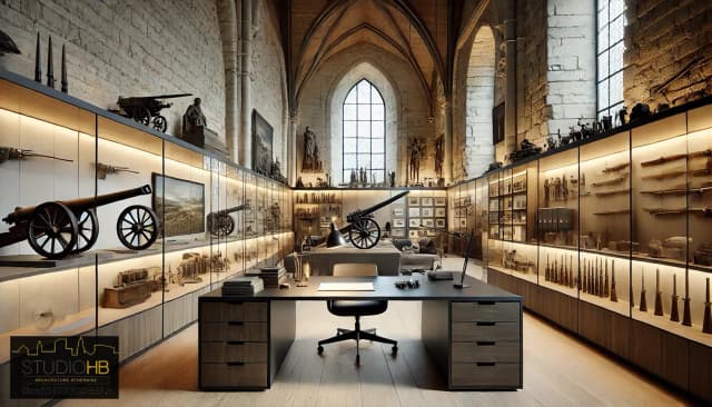 Conception d’une galerie d’exposition et d’un centre de documentation media 42