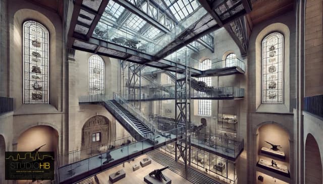 Conception d’une galerie d’exposition et d’un centre de documentation media 45