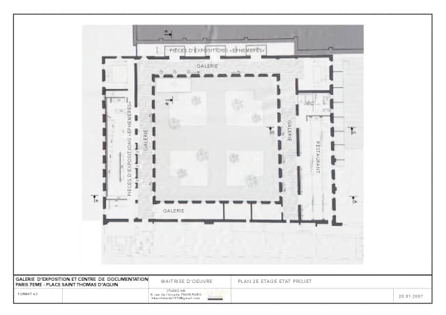 Conception d’une galerie d’exposition et d’un centre de documentation media 83
