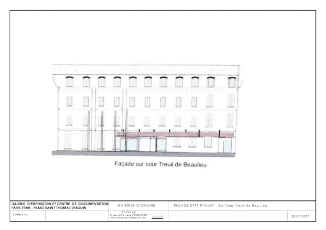Conception d’une galerie d’exposition et d’un centre de documentation media 85