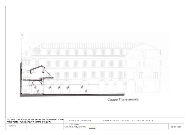 Conception d’une galerie d’exposition et d’un centre de documentation media 87