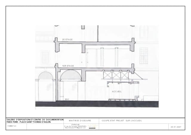 Conception d’une galerie d’exposition et d’un centre de documentation media 89