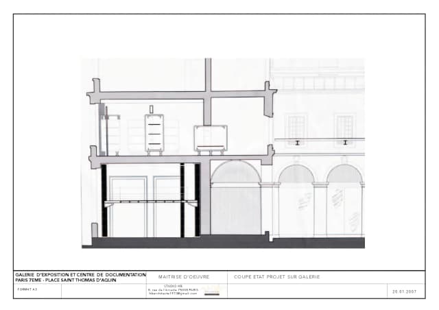 Conception d’une galerie d’exposition et d’un centre de documentation media 91