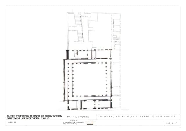 Conception d’une galerie d’exposition et d’un centre de documentation media 94