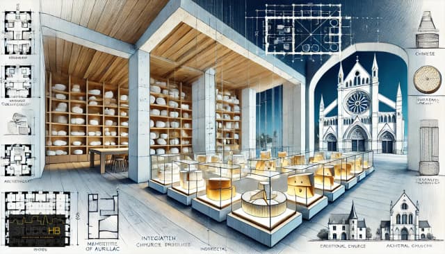 Conception d’une galerie d’exposition de fromages media 14