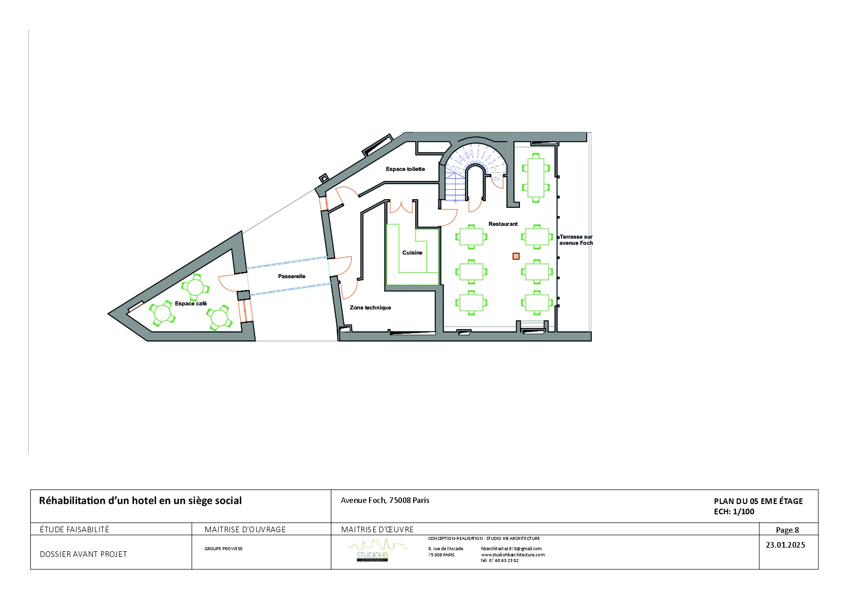 Réhabilitation d'un hôtel particulier en siège social media 19