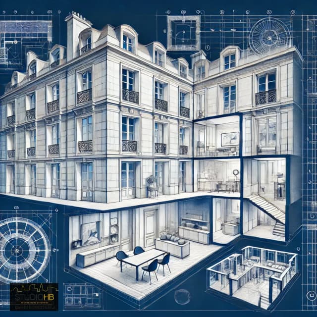 Réalisation d'un immeuble de logements media 21