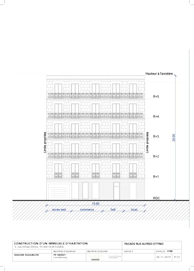 Réalisation d'un immeuble de logements media 52
