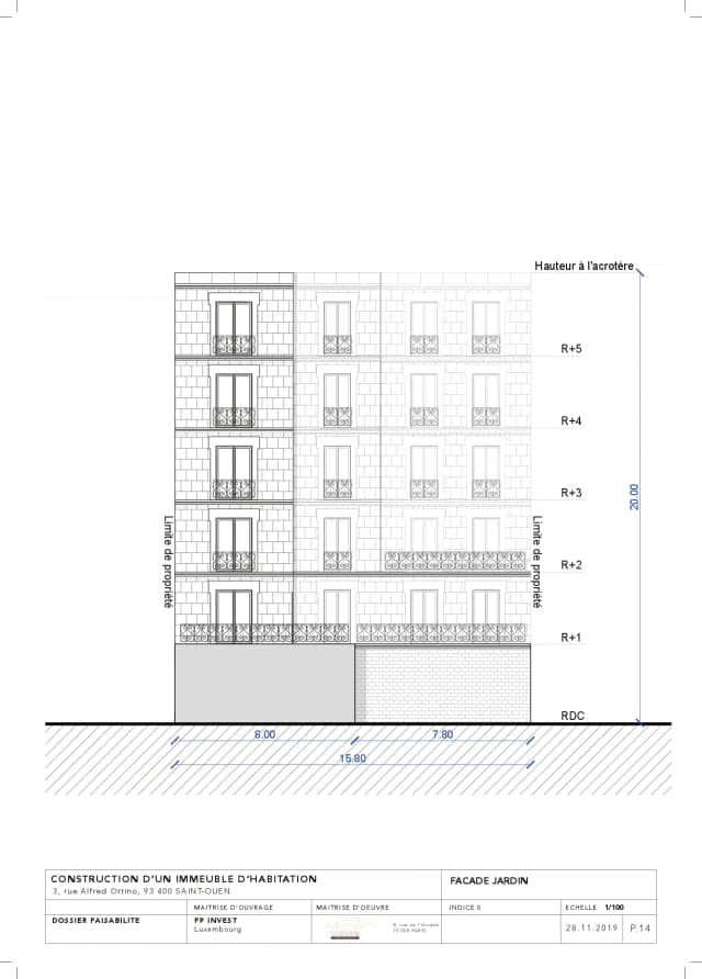 Réalisation d'un immeuble de logements media 53