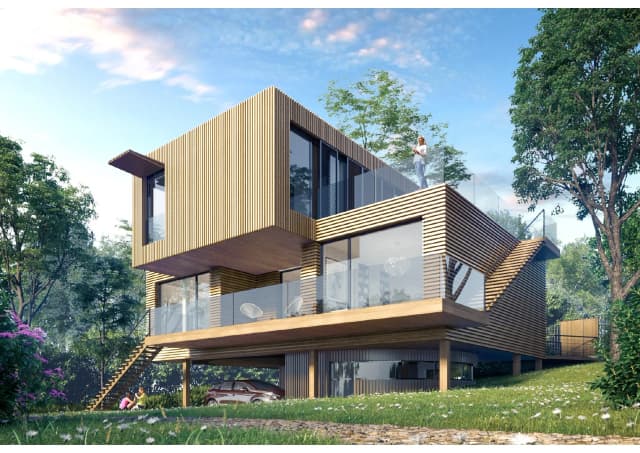 Programme Vert Bois 8 maisons individuelles media 71