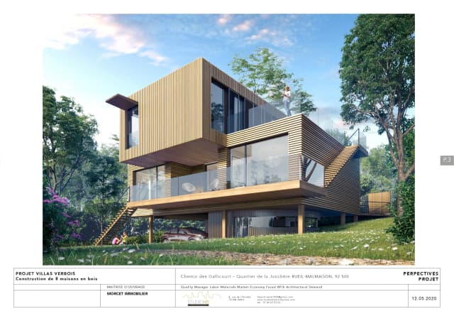 Programme Vert Bois 8 maisons individuelles media 77