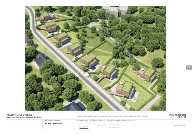 Programme Vert Bois 8 maisons individuelles media 80